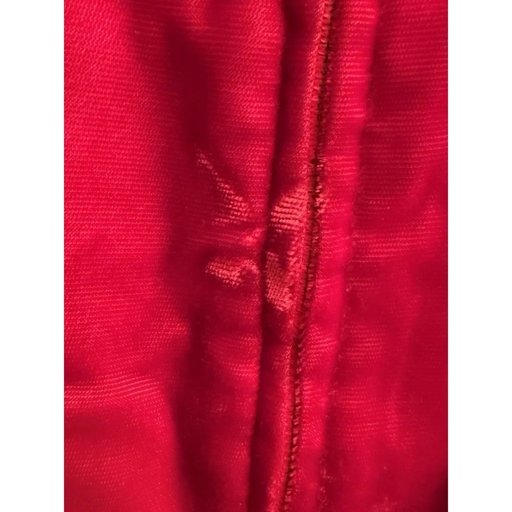 Vintage‎ 1960s Red Velvet Girls Dress. Size 5